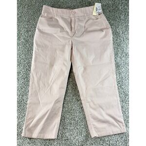 Christopher & Banks Capri Pants Women's Size 4 Pink Relaxed NWT